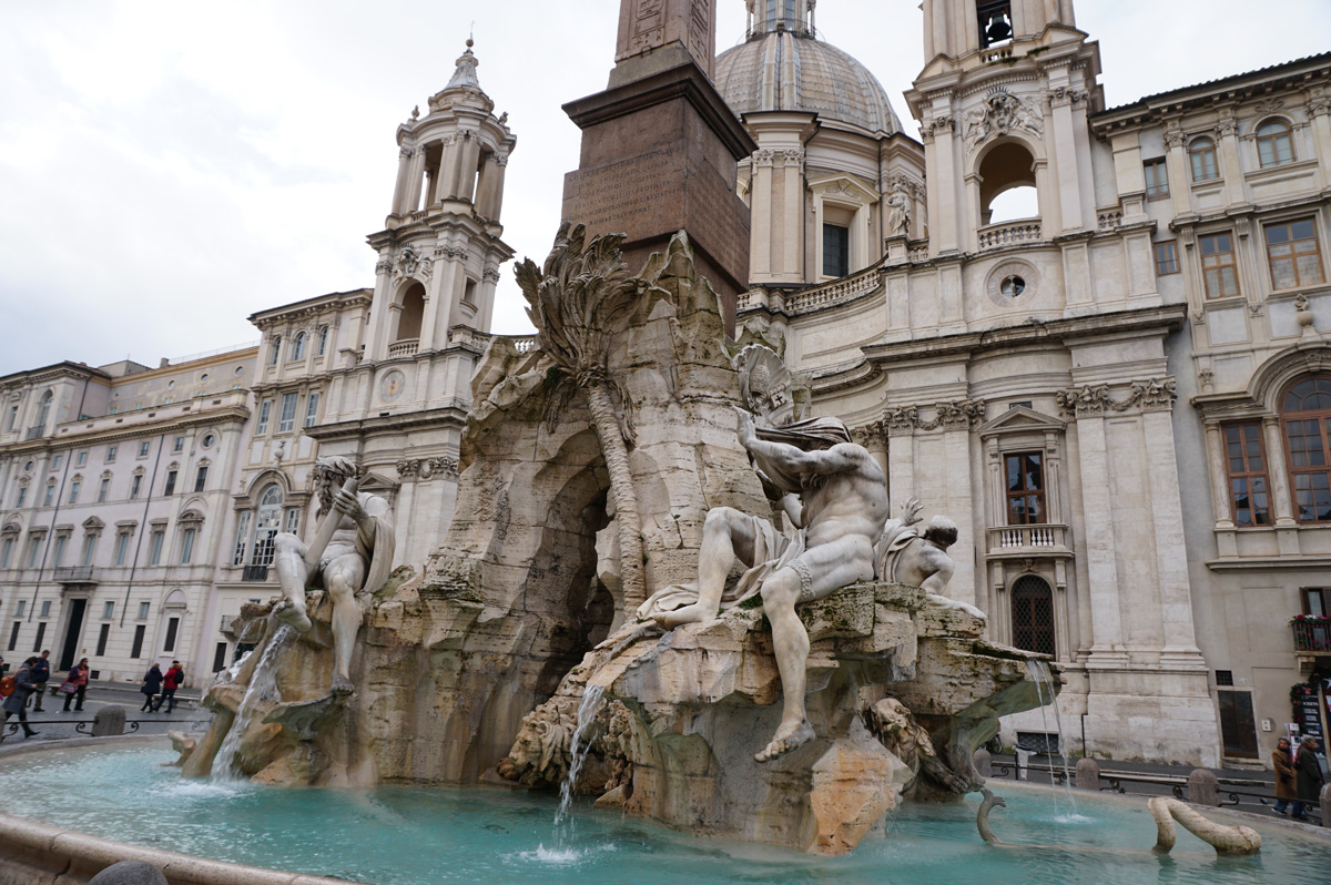 Piazza Navona, Four Rivers Fountain
