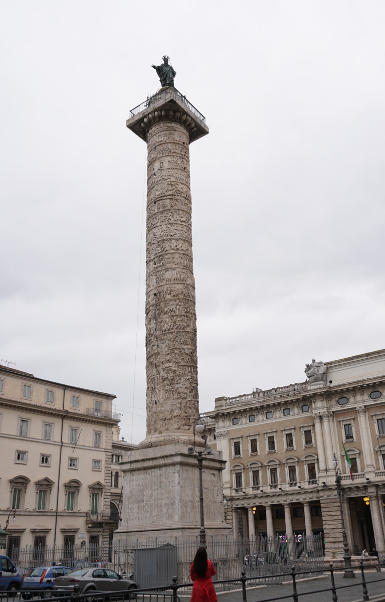 Around Rome, Column of Marcus Aurelius