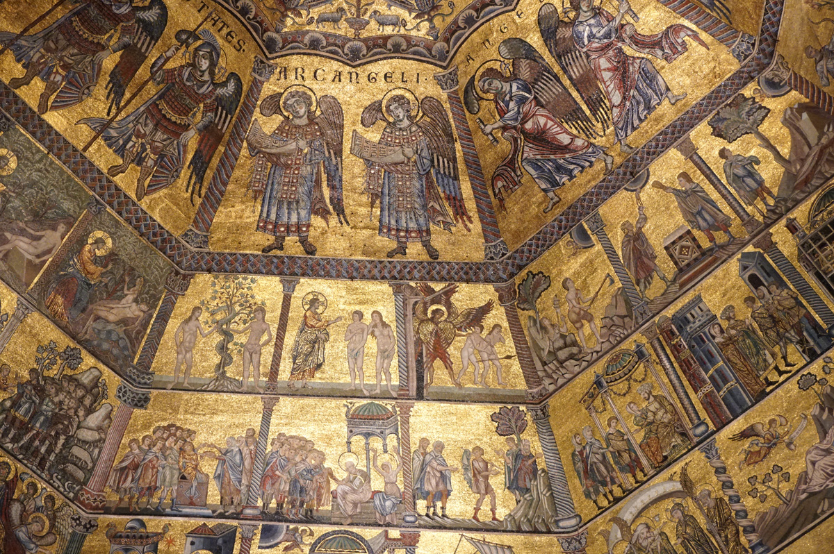 Baptistry, Baptistry Ceiling Detail