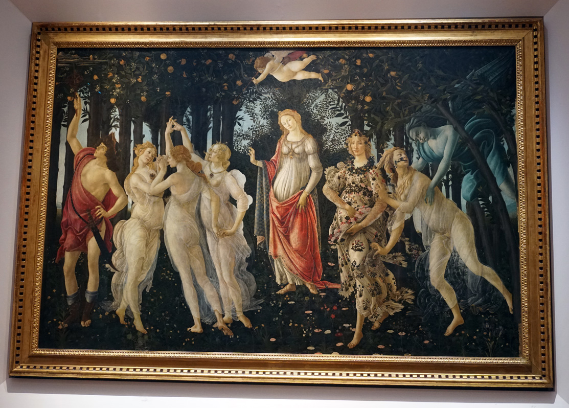 Uffizi Gallery, Botticelli: Spring (1480)