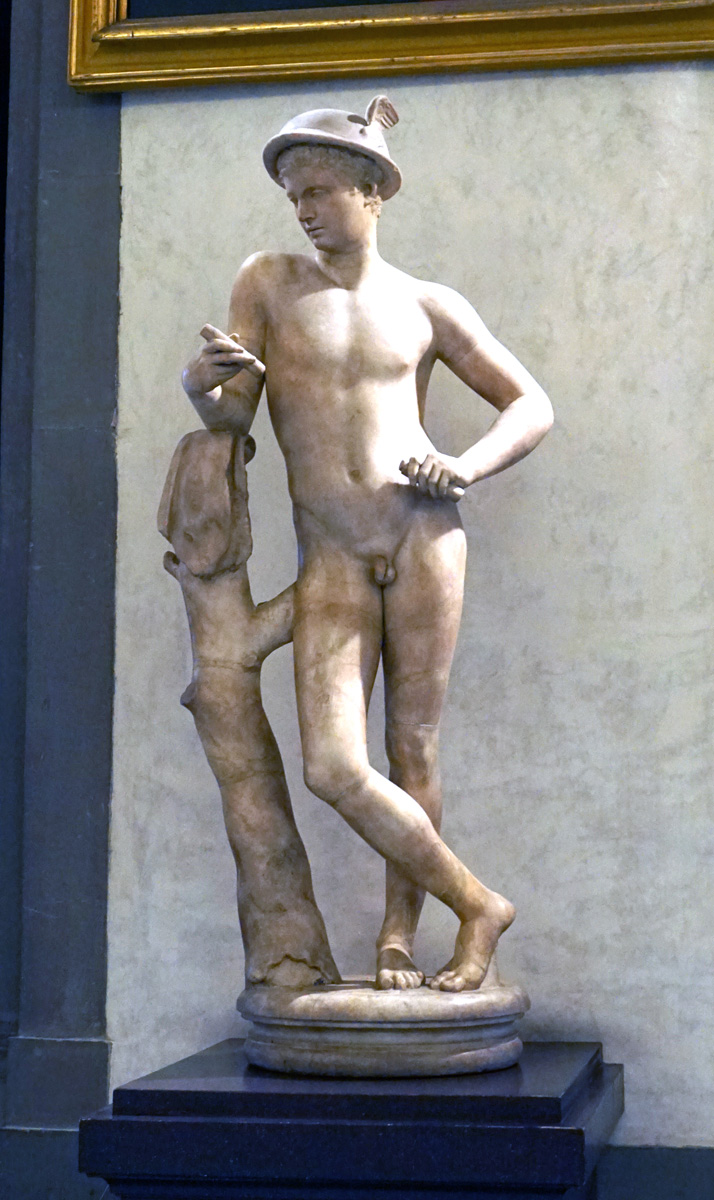 Uffizi Gallery, Classicial Satyr (with misleading Renaissance helmet)