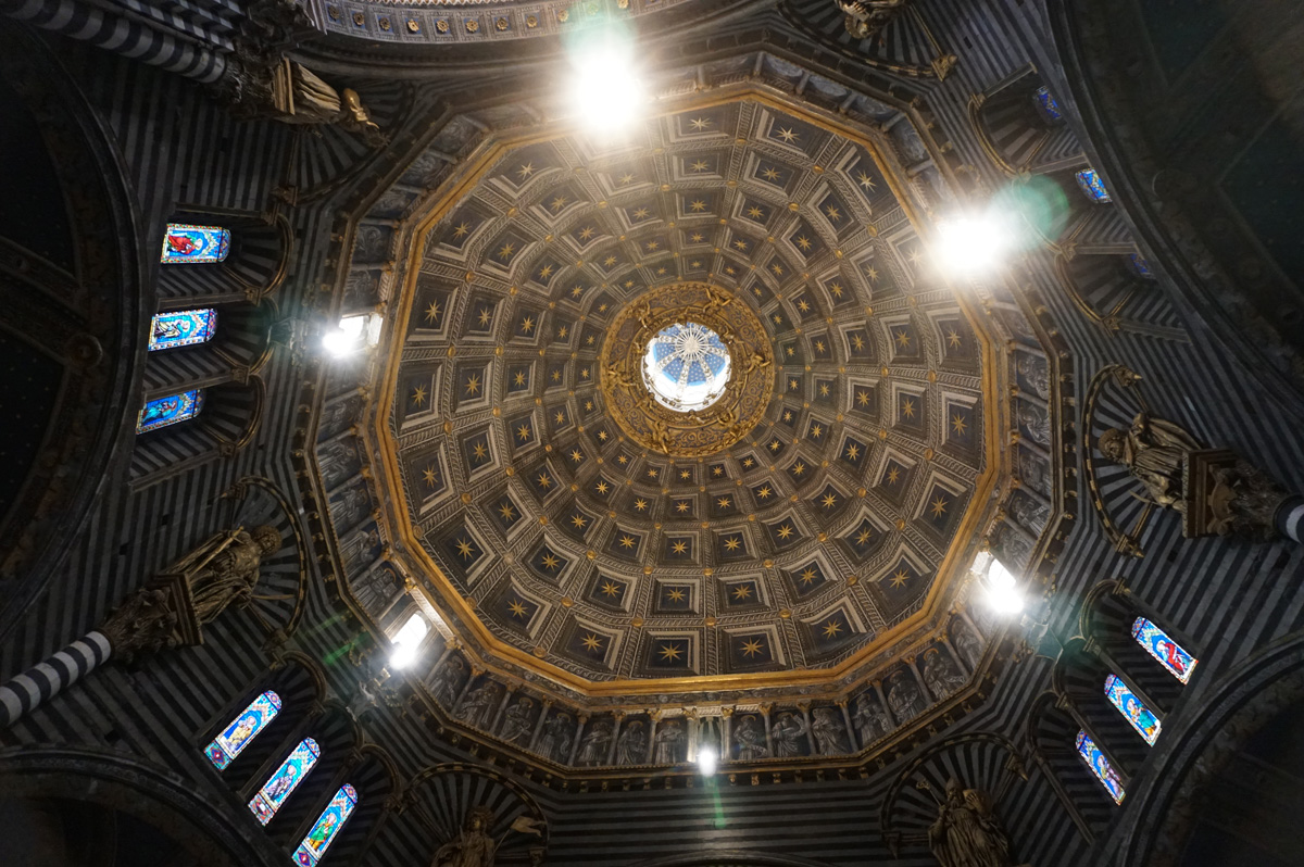 Siena Duomo, Dome interior