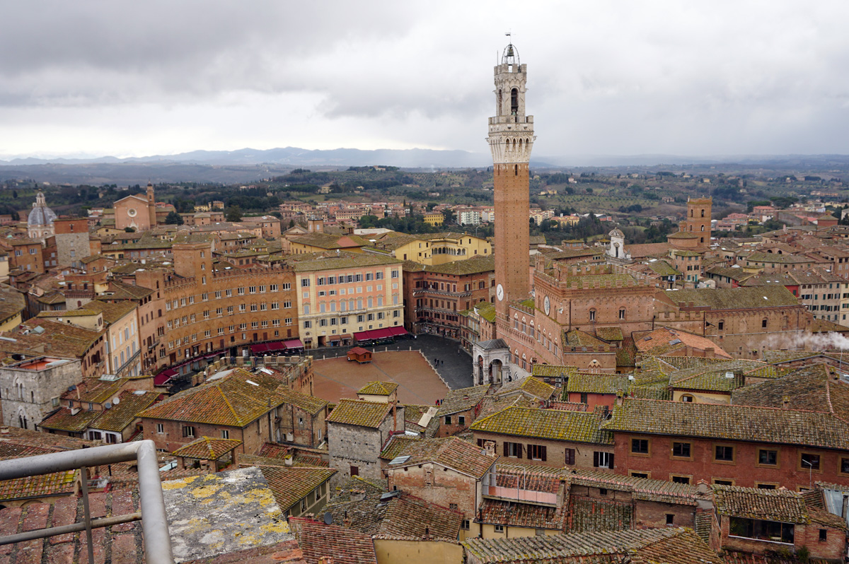 Around Siena, View from "Facciatone"
