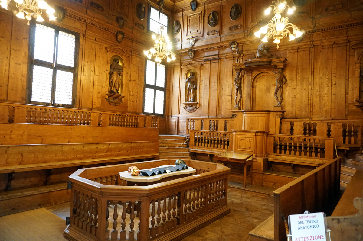 Bologna, University of Bologna, restored Anatomical Theatre