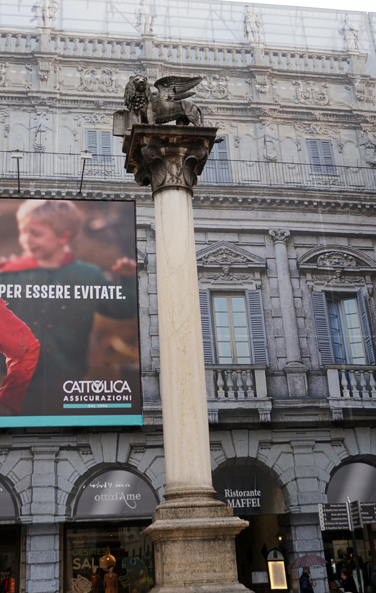 Verona, An unexpected Lion of St Mark
