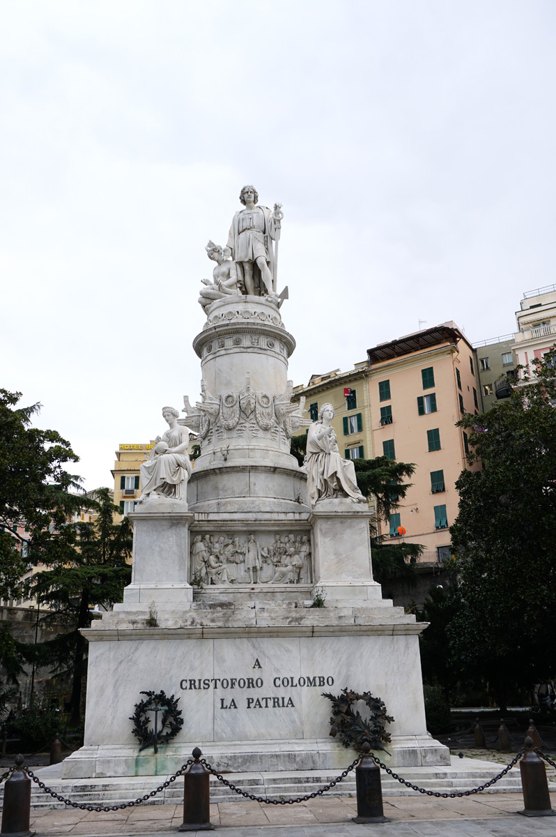 Around Genoa, Columbus Statue (1862)