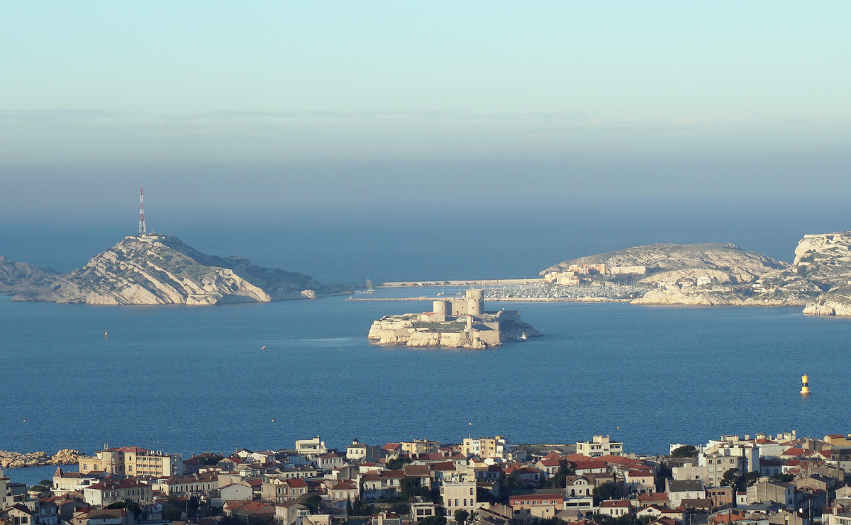 Notre-Dame de la Garde, View to Chateau d