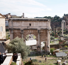 Arch of Septimus Severus, Forum Area, Italy++ January 2019