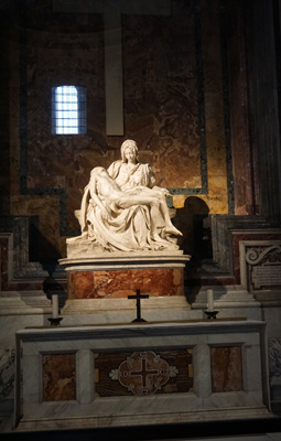 Michelangelo's Pieta, St Peter's, Italy++ January 2019