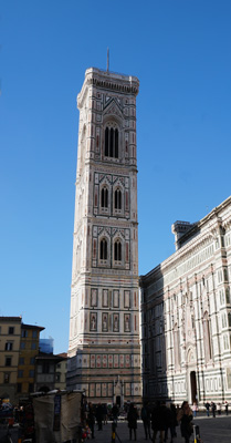 Campanile (from East), Florence Duomo, Italy++ January 2019