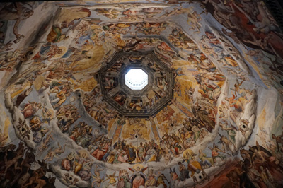 Dome interior, Florence Duomo, Italy++ January 2019