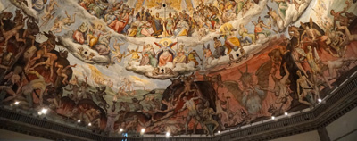 Dome Interior: Heaven and Hell, Florence Duomo, Italy++ January 2019