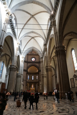 Duomo Interior, Florence Duomo, Italy++ January 2019
