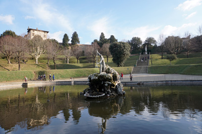 Palazzo Pitti: Fountain of Neptune, Italy++ January 2019
