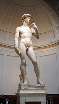 Galleria dell'Accademia: Michelangelo's David, Italy++ January 2019