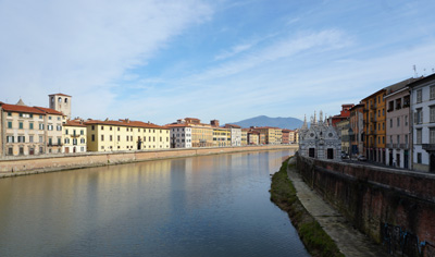 The Arno, Pisa, Italy++ January 2019