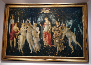 Botticelli: Spring (1480), Uffizi Gallery, Italy++ January 2019