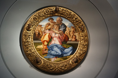 Michelangelo: "Doni Tondo" (~1506), Uffizi Gallery, Italy++ January 2019
