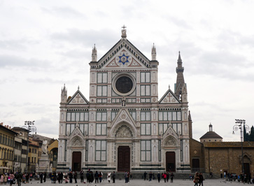 Basilica of Santa Croce, Around Florence, Italy++ January 2019