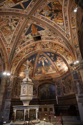 Baptistry, Siena Duomo, Italy++ January 2019