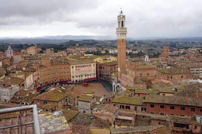 View from "Facciatone", Around Siena, Italy++ January 2019