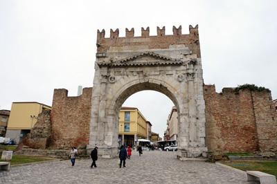 Arch of Augustus, Rimini, Italy++ January 2019