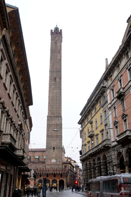 Asinelli Tower (97 m), Bologna, Italy++ January 2019