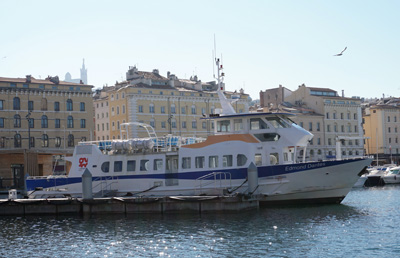Ferry to Isle d'If The "Edmond Dantes", Around Marseilles, Italy++ January 2019