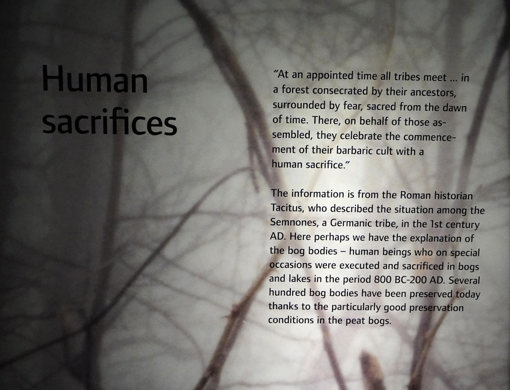 National Museum, Those wacky, human-sacrificing, Danes!