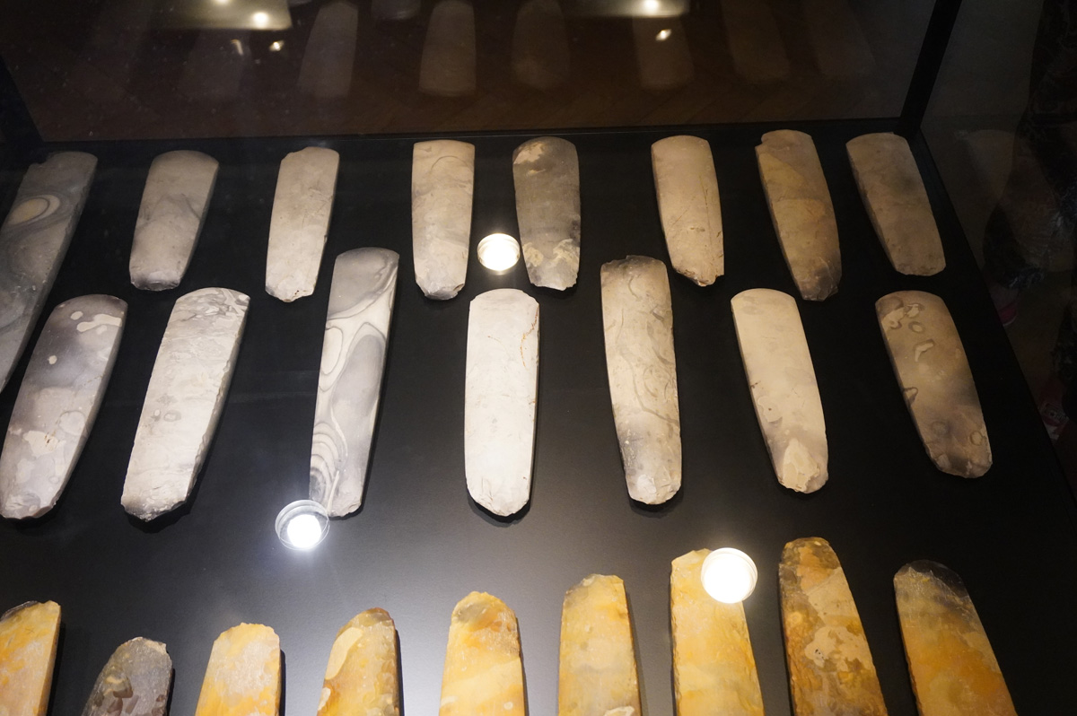 National Museum, Beautiful flint axes (~3500 BC)