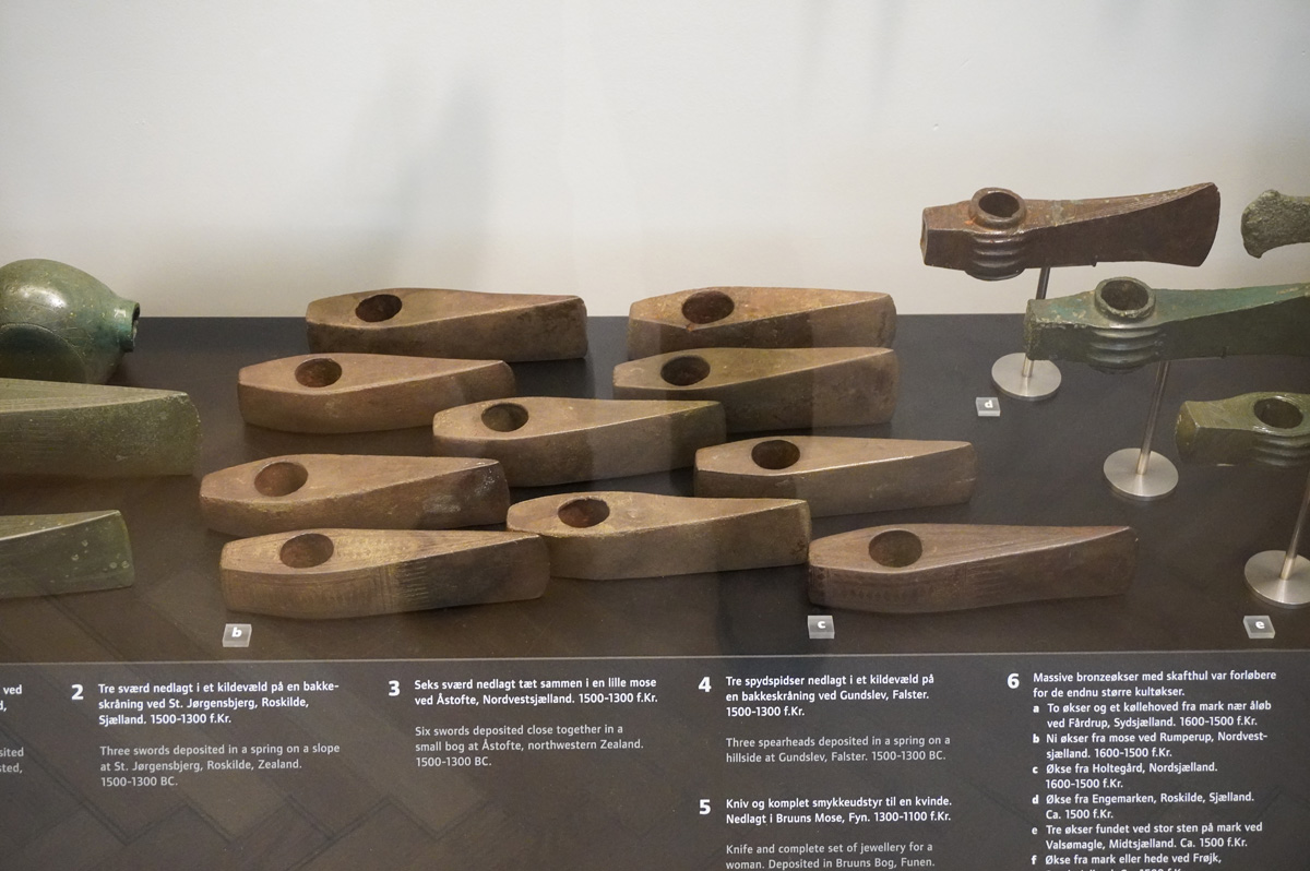 National Museum, Bronze axe heads