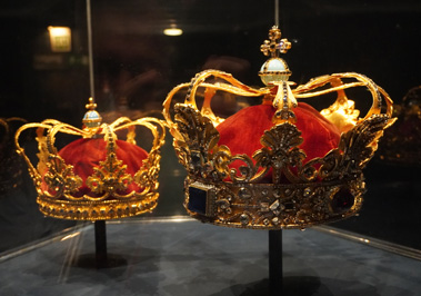 Queen's Crown (1731) Christian V's Crown (1671), Copenhagen 2019