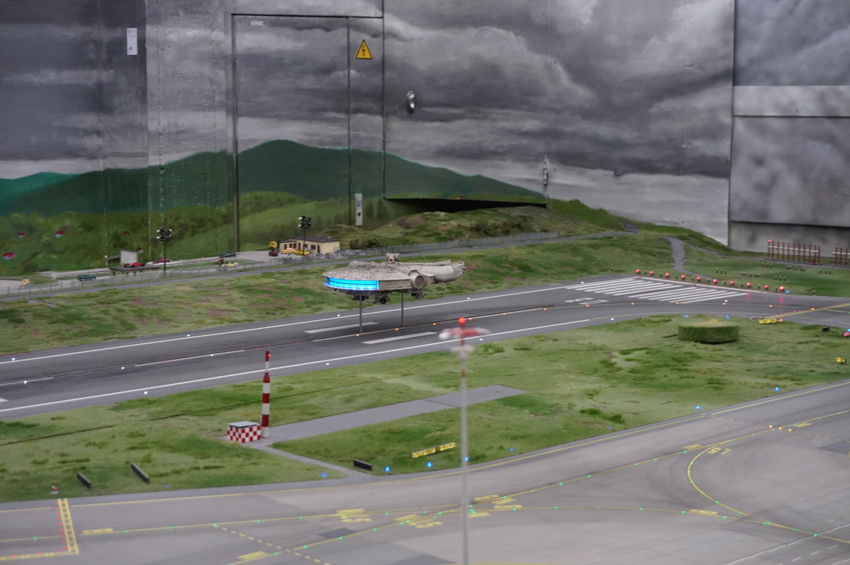 Miniatur Wunderland, Millennium Falcon departs