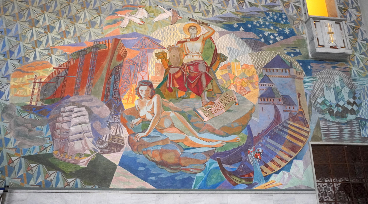 Oslo City Hall: History Murals, Oslo