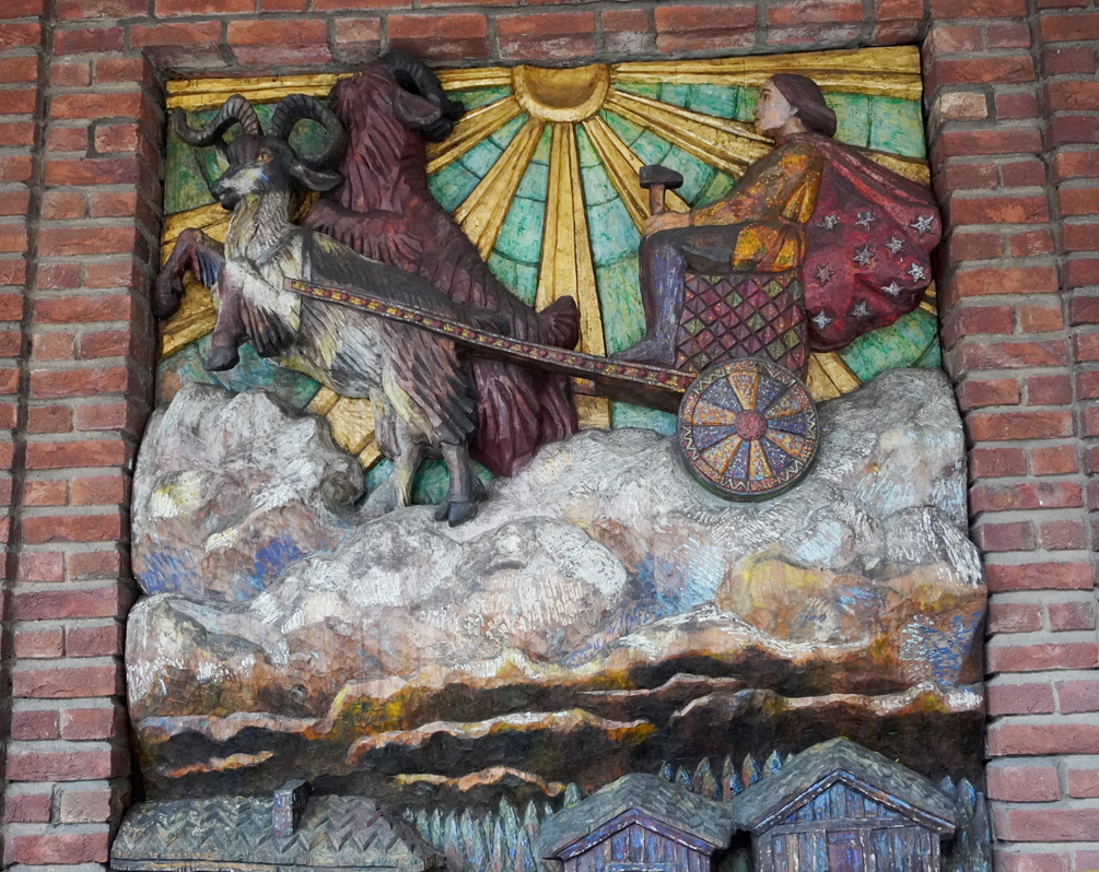 Oslo City Hall: Norse Mythology, Thor