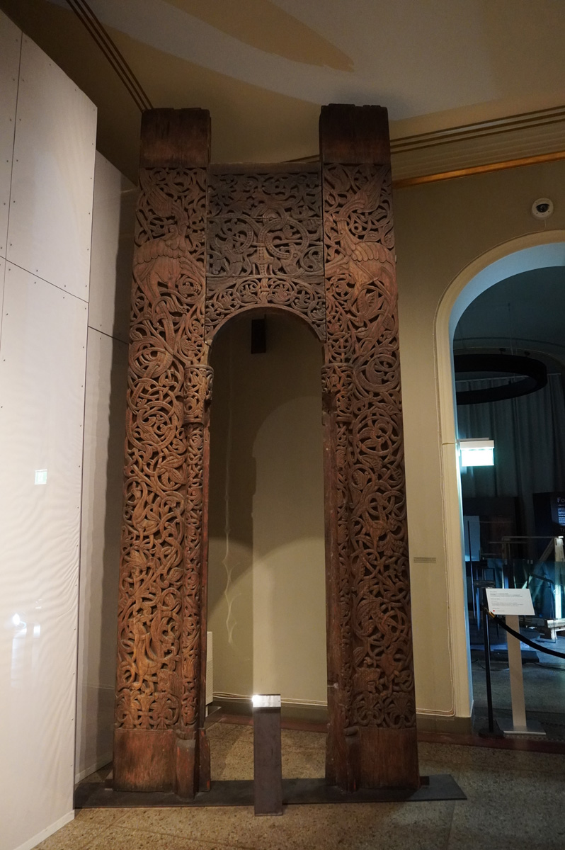 Oslo: National Museum, Stave Church Portal  ~1200 AD