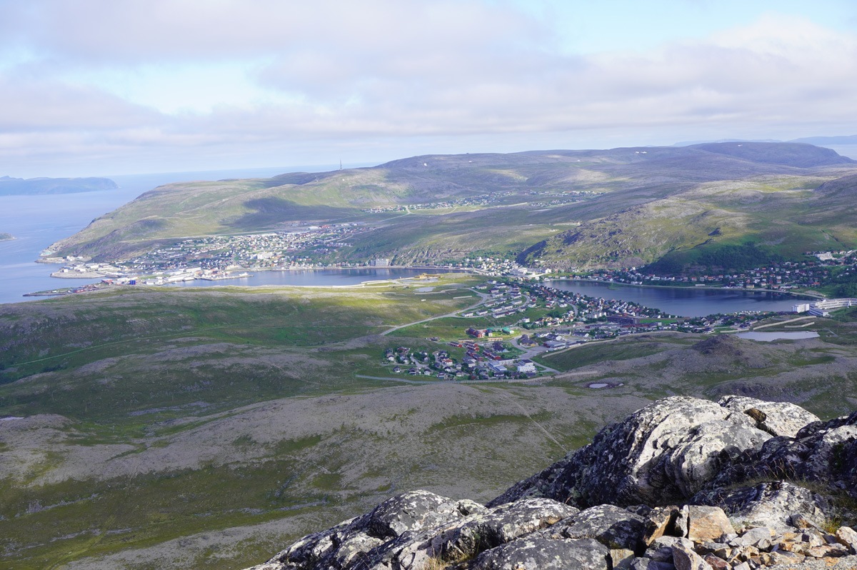 Hammerfest, Hill view