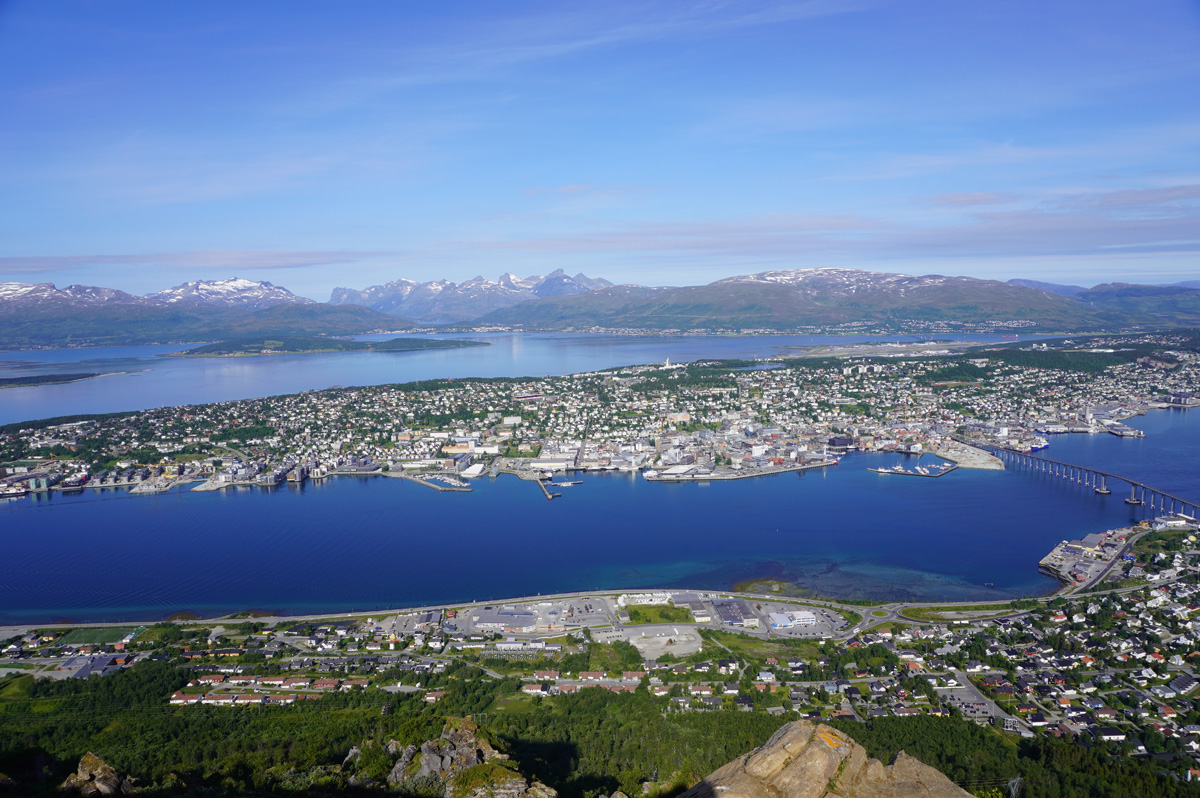 Tromso, Tromso from on high