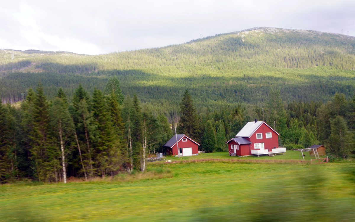 Bodo to Trondheim, 5 hours South of Bodo