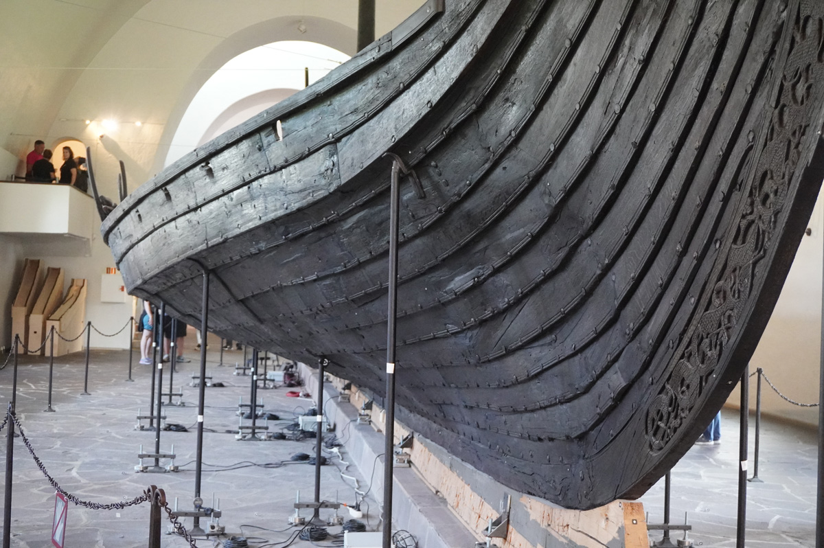 Oslo: Viking Ship Museum, Billowing out to a good width