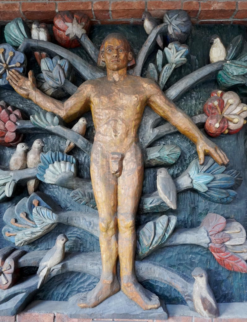 Oslo City Hall: Norse Mythology, Ask (Ash), the first Man