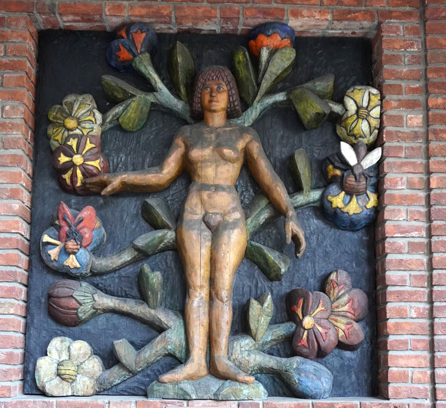 Oslo City Hall: Norse Mythology, Embla (Elm), the First Woman