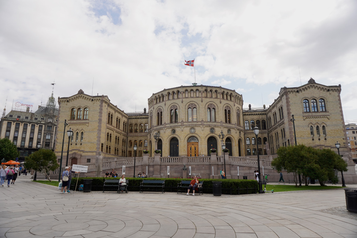 Around Oslo, Norwegian Parliament