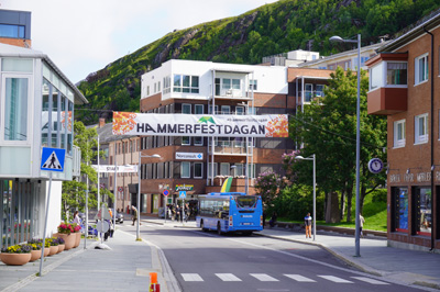 Hammerfest Day banner, Norway 2019