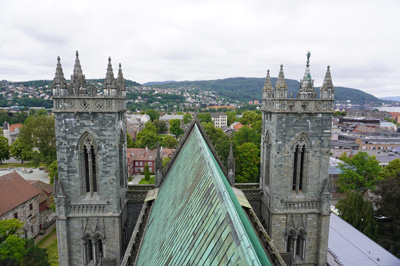 Cathedral rooftop, Trondheim, Norway 2019