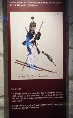 Ski troops in 1675, Trondheim, Norway 2019
