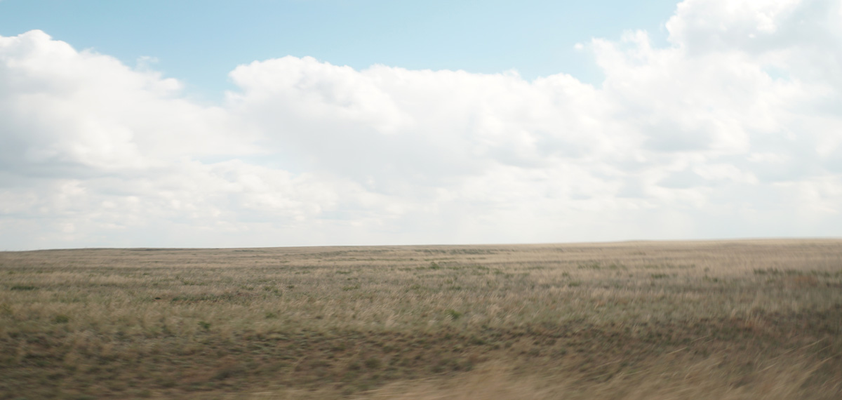 Atomic Lake, Across the steppe...