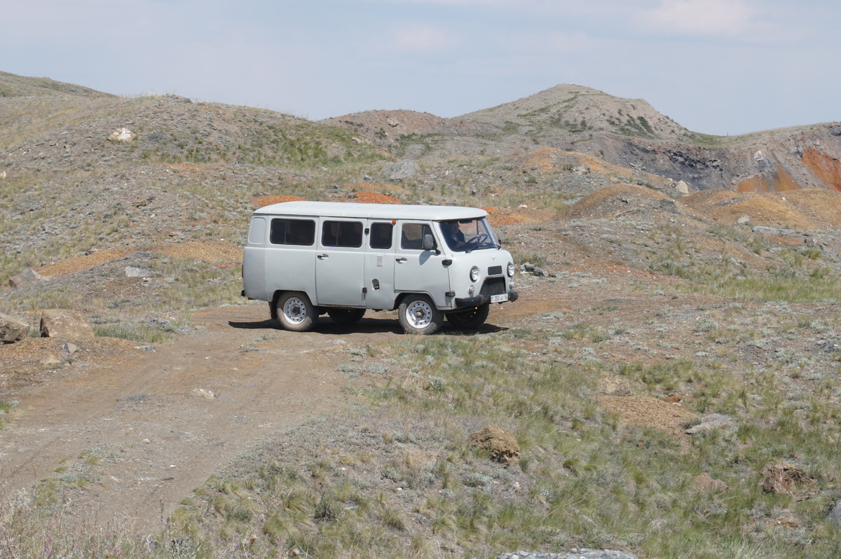 Atomic Lake, Our hardy, Soviet-style, minibus