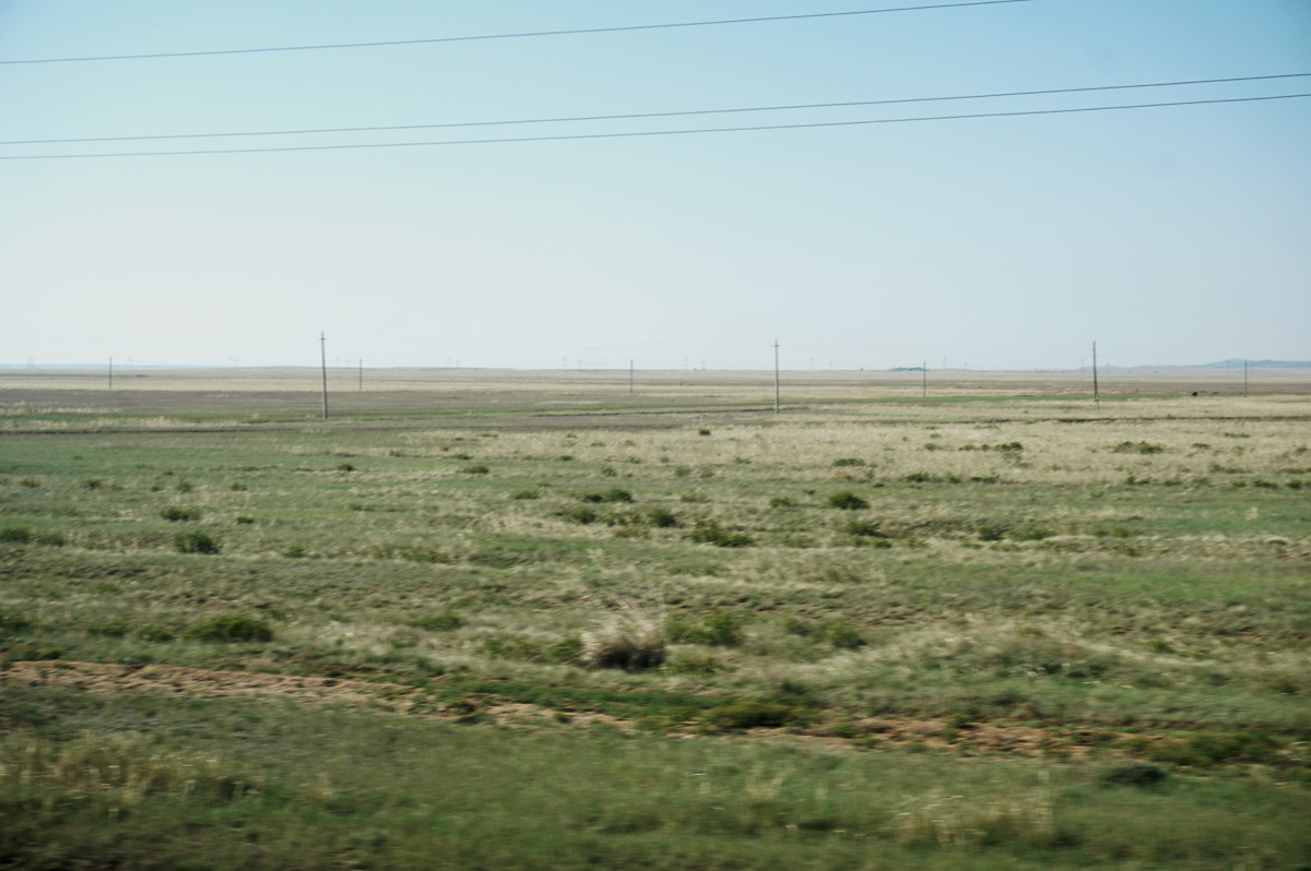 Pavlodar, Across the steppe...