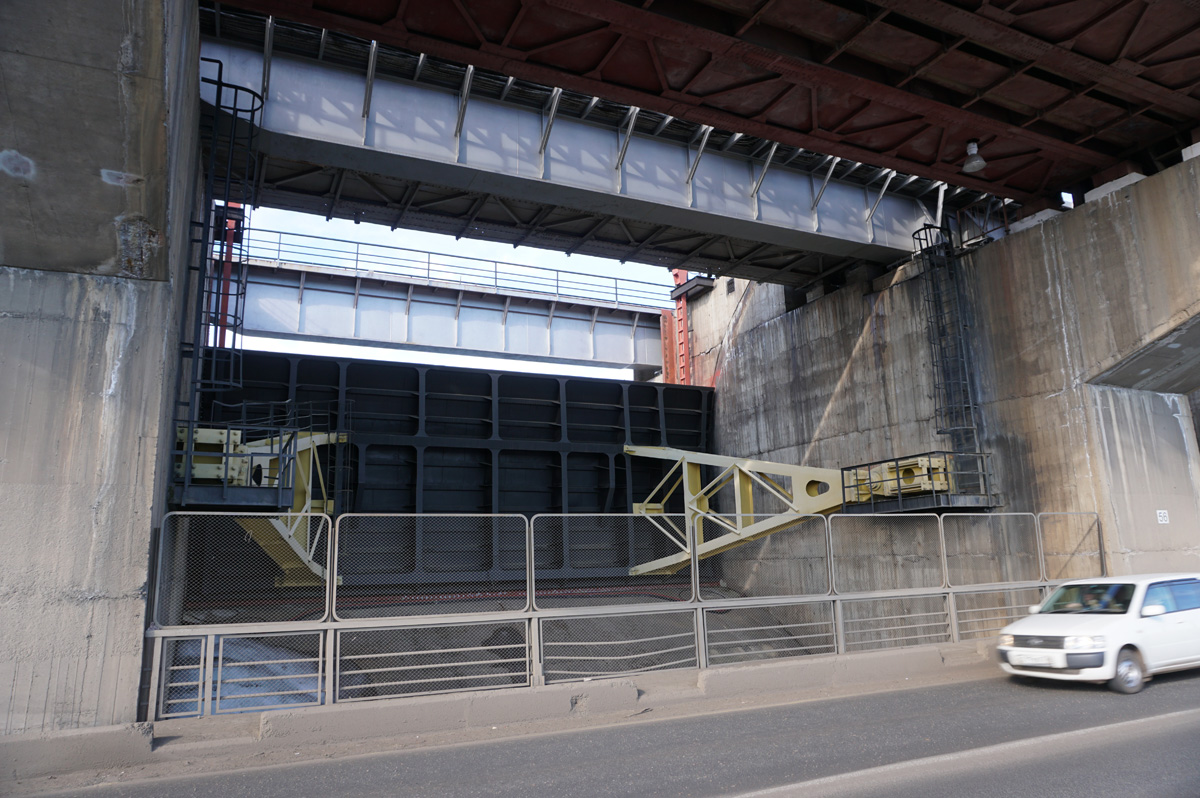 The Mighty Bratsk Dam, One of many sluice gates